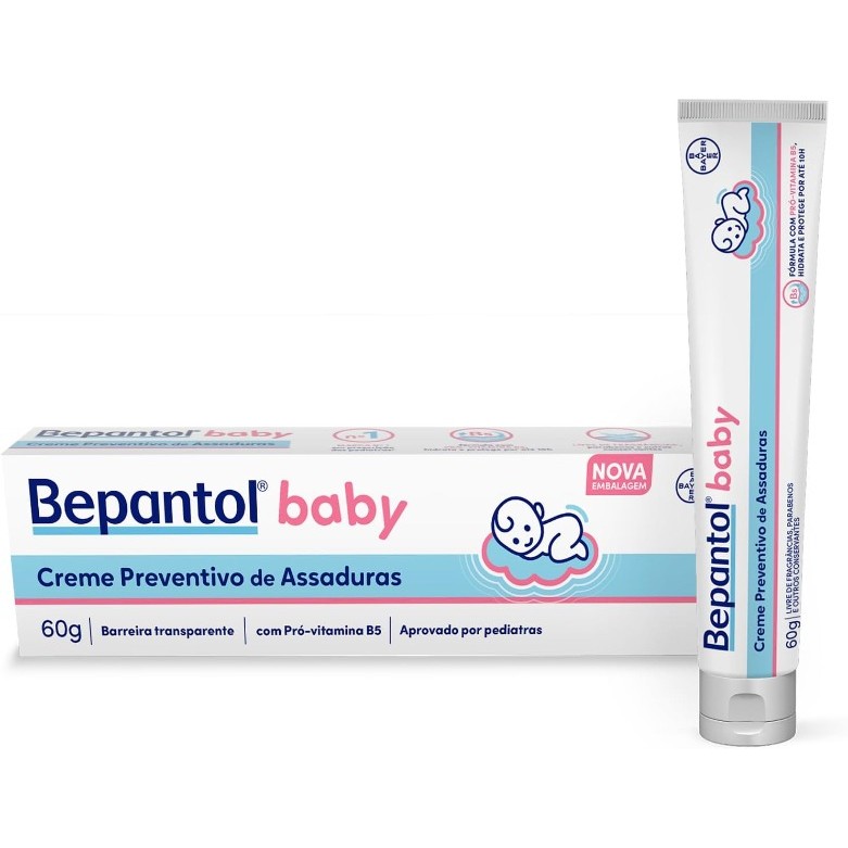 Bepantol Creme Bebê Para Assaduras , Hipoalergênico , 60g | Shopee Brasil