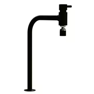 Torneira Bica Alta p/Cozinha Bello Black Preto Fosco Romar em Oferta na Shopee