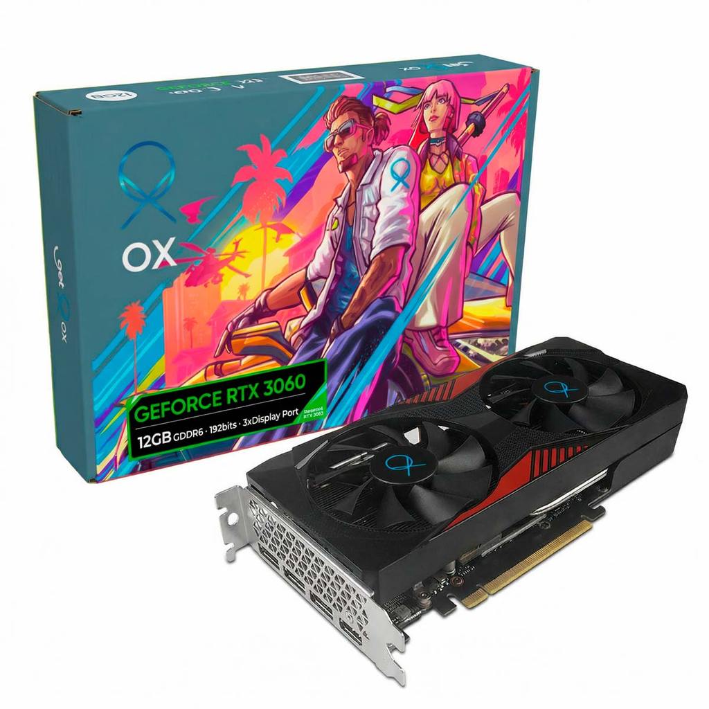 Placa de Vídeo MSI GeForce RTX 3060 Ventus OC 2X 12GB GDDR6 192