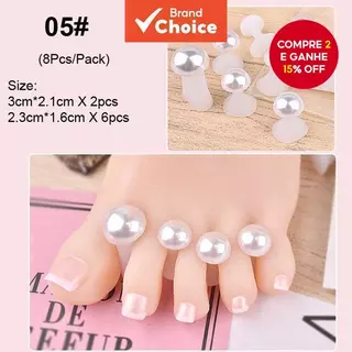 8 Pçs Silicone Toe Separador Almofadas De Pé Para Ferramentas Da Arte Do Prego Pedicure DIY Manicure Salão De Beleza Em em Oferta na Shopee