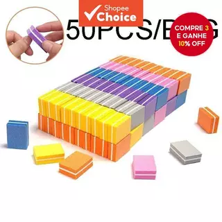 50 Lixas de Polimento Mini Buffer 100/180 Quadradas em Oferta na Shopee
