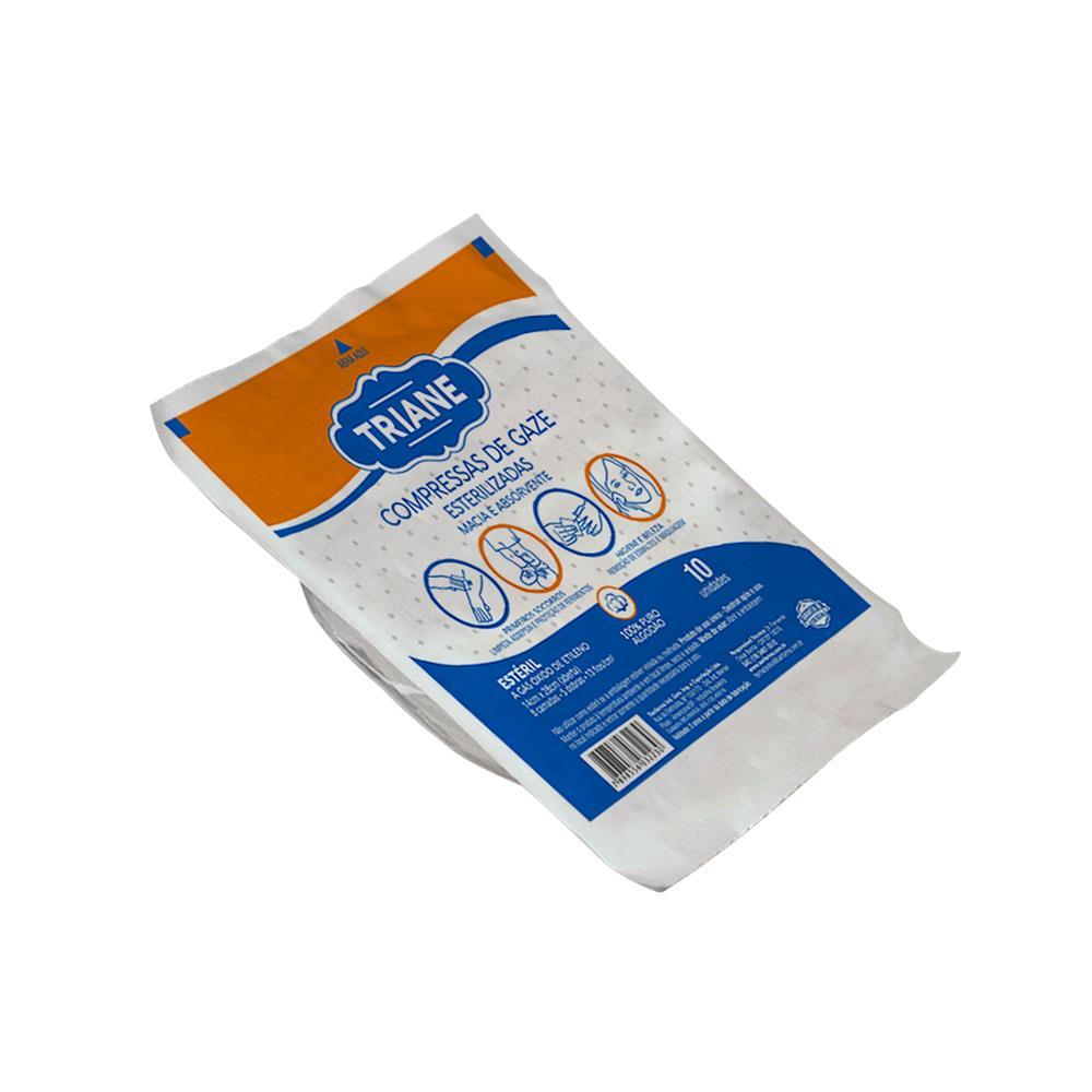 Compressa Triane Estéril 13 Fios 10 Unidades | Shopee Brasil