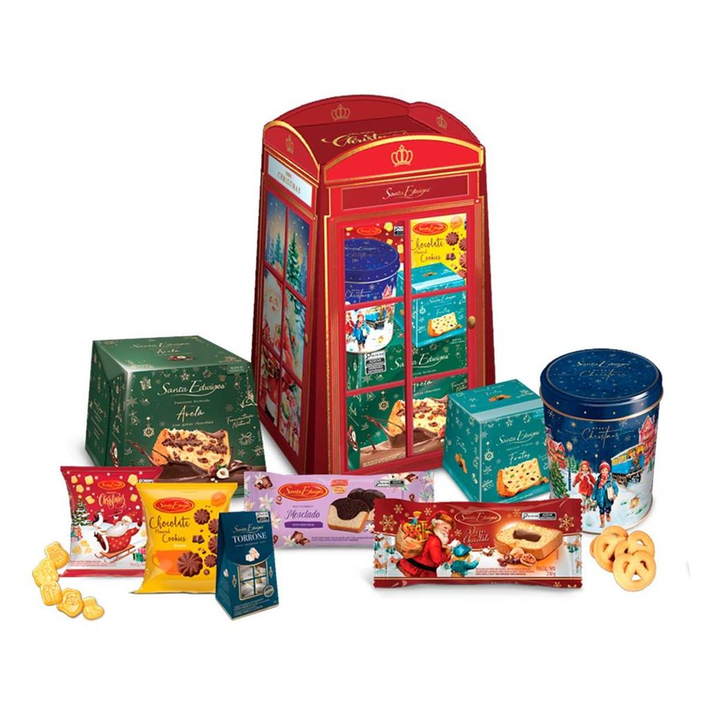 Kit Christmas London 1,39kg - Santa Edwiges | Shopee Brasil