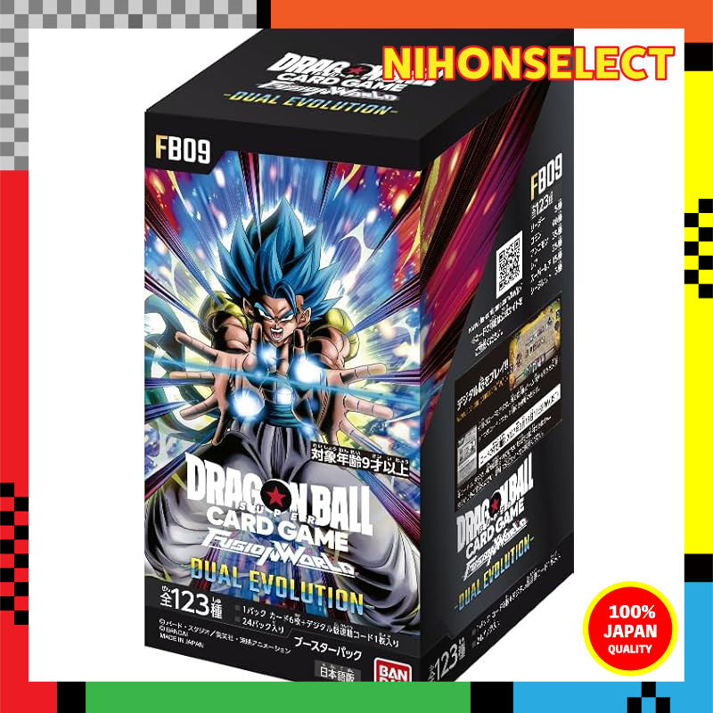 BANDAI Dragon Ball Super Card Game Fusion World Booster Pack DUAL
