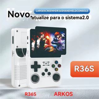 Console de Jogo R36S/Console Portátil/Jogo de Arcade Clássico Retro Nostálgico Portátil/Console de Jogo Portátil em Oferta na Shopee