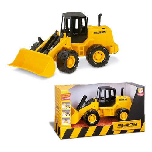 Trator Escavadeira Pá Carregadeira 41cm Grande Brinquedo Infantil Ideal ...
