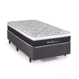 Cama Solteirão Herval Marselha, Molas Maxspring, 64x96x203 cm em Oferta na Shopee