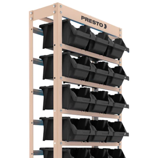 Estante metálica com 27 gavetas n° 5 preta - 43009 - Presto em Oferta na Shopee