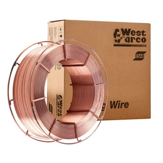 Arame para solda mig sólido cobreado 1,2 mm rolo 18 kg - 70S6 Esab em Oferta na Shopee