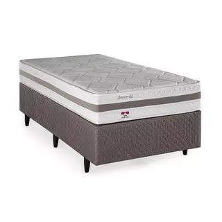 Cama Box Solteirão Herval Amsterdã, com Molas Ensacadas, 61x96x203 cm em Oferta na Shopee