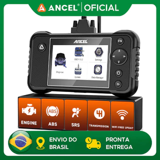 【PRONTO ENTREGA】Ancel FX3000 Elite Scanner Automotivo Leitor OBD2 com Reset ABS, Airbag, Óleo e Bateria Português em Oferta na Shopee