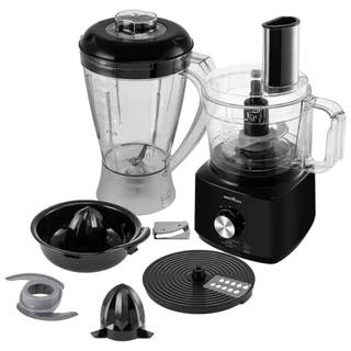 Multiprocessador de Alimentos Britânia Turbo 5 em 1 BMP900P com 2 Velocidades e Pulsar 250W em Oferta na Shopee
