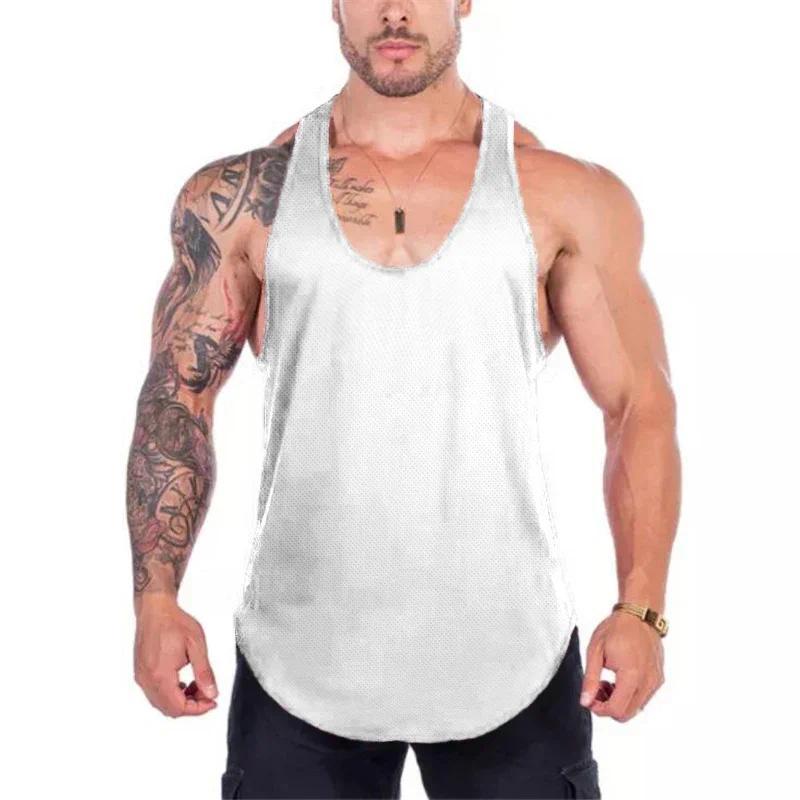 Coletes De Corrida Malha Verão Ginásio Stringer Regata Secagem Rápida ...