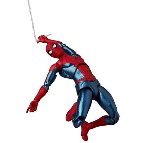 アメコミ MAFEX No.262 SPIDER-MAN RED BLUE SUIT T MAFEX No.262 SPIDER-MAN NEW RED & BLUE SUIT (完成品) - ホビー