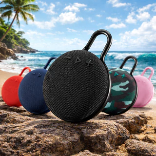 Nova Caixa de Som Bluetooth Sem Fio, Mini Alto-Falante Portátil com Gancho em Oferta na Shopee