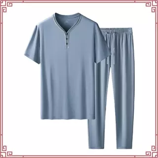 Kit 2 Pijamas Masculino Inverno Manga e Calça Comprida Mais Pijama Verão Manga Curta e Short em Oferta na Shopee