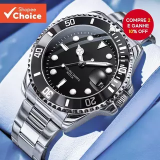 Relógio Masculino Vida À Prova D'água Verde Água Fantasma Mesmo Estilo em Oferta na Shopee