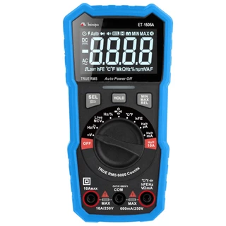 Multímetro digital portátil True RMS CAT III 600V - ET-1505A Minipa em Oferta na Shopee