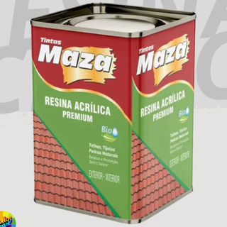 Resina Acrílica Incolor Base de Água NOVA Lata 18 Litros Maza Protege Superfícies Telhados Tijolos Pedras em Oferta na Shopee