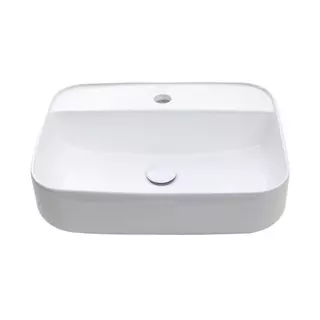 Cuba de Apoio para Banheiro Retangular Louça Cerâmica Clorita - Branco em Oferta na Shopee