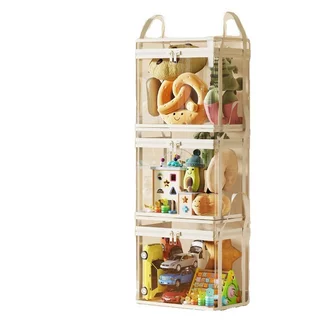 Balde de armazenamento de boneca Rack de armazenamento de brinquedos de pelúcia doméstico grande capacidade totalmente t