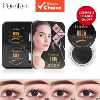 Conjunto de Gel para Sobrancelhas Leves e Emagrecidas P9054 em Oferta na Shopee