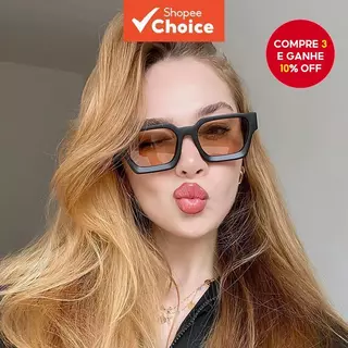 Óculos De Sol Retrô Pequenos Com Armação Retangular – Tons Leves Anti-UV Unissex Estilo K Para Praia/Festa em Oferta na Shopee