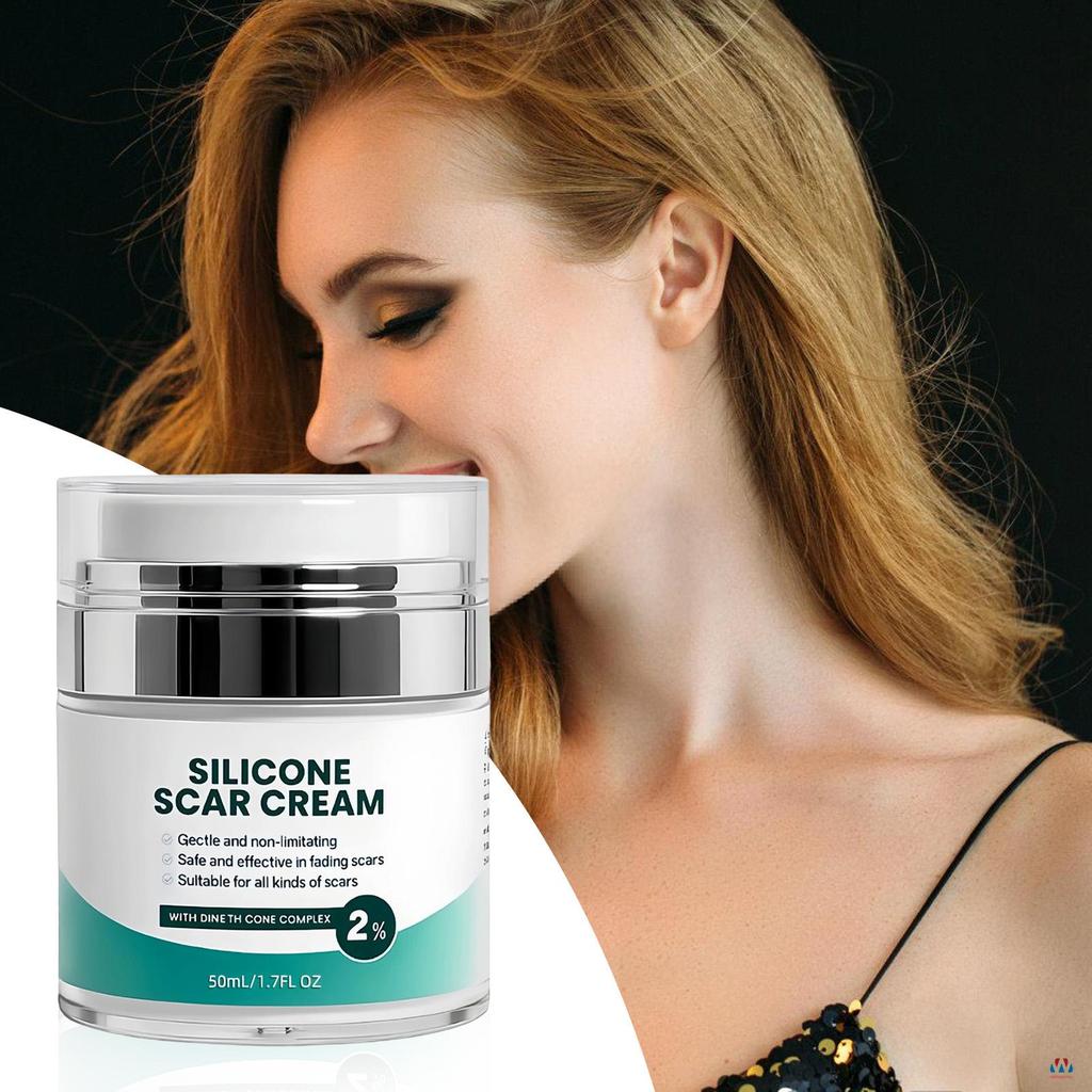 Gel De Cicatriz De Silicone 50ml Creme Profissional De Remoção Para ...