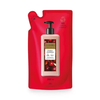 Eudora Instance Refil Creme Hidratante Desodorante Corporal Cereja e Amêndoas 350ml em Oferta na Shopee