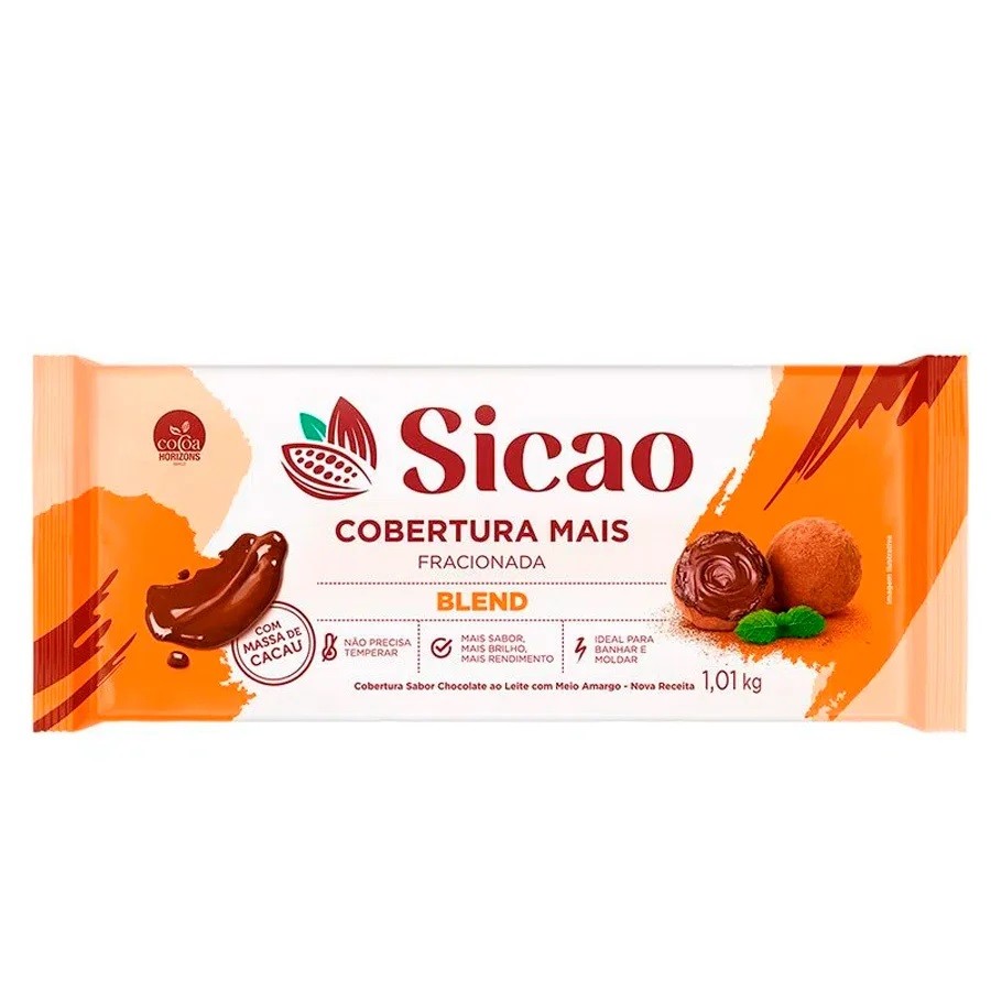 COBERTURA FRACIONADA BARRA MAIS SICAO 1,01Kg - BLEND