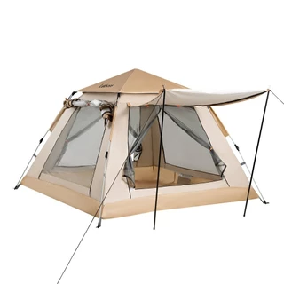 Barraca Camping 4 Pessoas A Prova D'agua Bege Leboss LB-HW004 em Oferta na Shopee