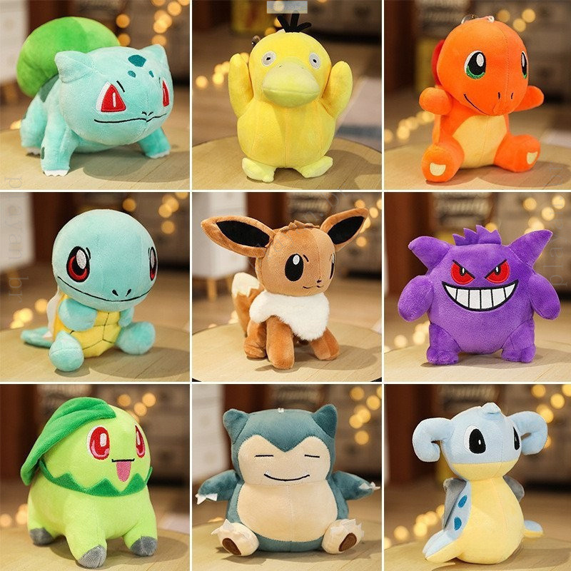 20-25 cm Brinquedo de Pelúcia Pokémon, Boneco Mewtwo Seed/Pikachu ...