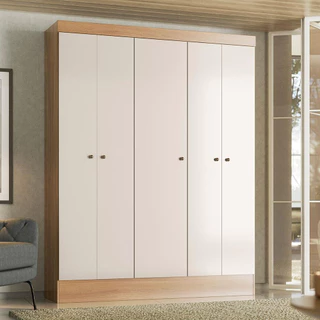 Guarda-Roupa Ártico com 5 Portas Demóbile em Oferta na Shopee