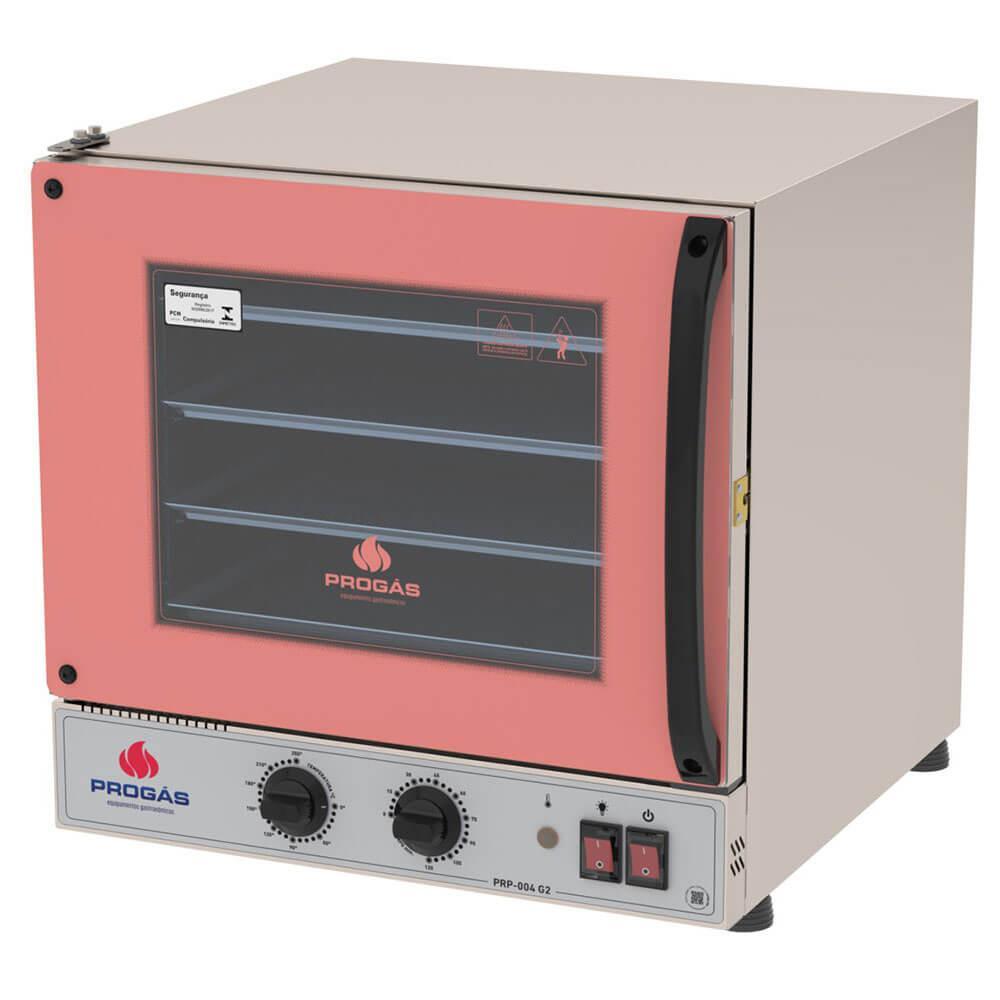 Forno Elétrico Progás Turbo Fast Oven Rosa 4 Esteiras PRP-00