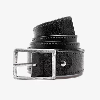 Cinto Dupla Face Estreito Preto/Mouro em Oferta na Shopee