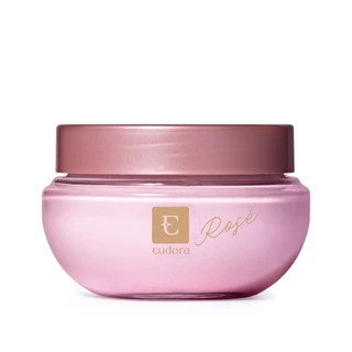 Creme Acetinado Desodorante Hidratante Corporal Eudora Rosé 250g em Oferta na Shopee