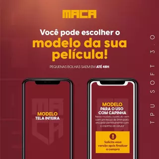 Película Hidrogel Galaxy S20 FE 5G Frente e Verso HD