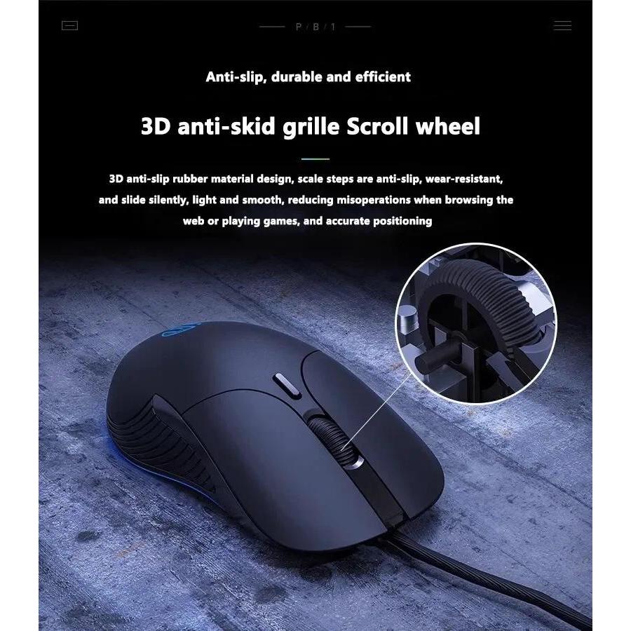 INPHIC B1/B2/B8 USB Com Fio Gamer Mouse Silencioso Escritório Esport ...