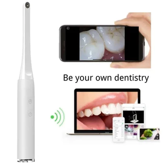 Câmera Visual Sem Fio HD 1080P 2MP Espelho Oral Com Luz Equipamento De Inspeção Dentária Endoscopia Wi-Fi