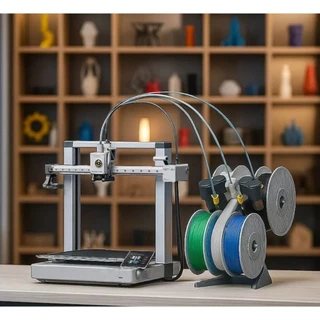 Impressora 3D Bambu Lab A1 Combo AMS MultiColor Pronta para Usar