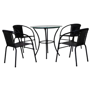 Mesa Happy Hour com 4 Cadeiras Revestidas Famais em Oferta na Shopee