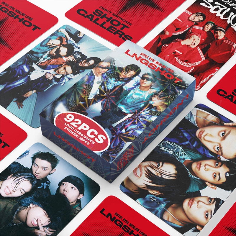 92 Unidades/Caixa LNGSHOT Photocards SHOT CALLERS KPOP LOMO Cartão