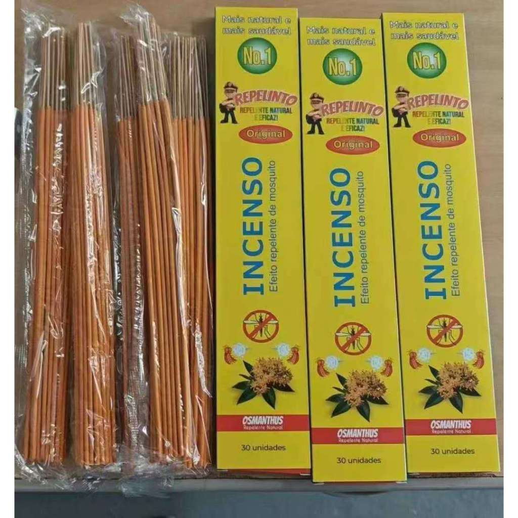 Incenso mata mosquitos 30 peças perfume original de osmanthus