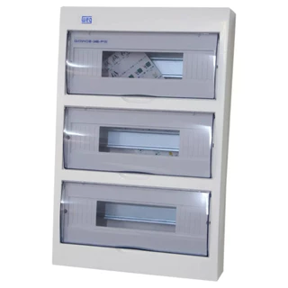 Quadro Distribuição Embutir 36 Disjun Fumê Weg + Barramento
