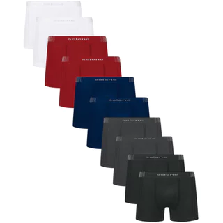 Kit 10 Cuecas Masculino Boxer Selene Microfibra Poliamida Sem Costura Confortável Original Selene