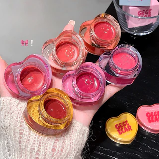 Gege Bear Heart Lip Tint Hidratante Stain Bonito Coreano Lábios Vítreos Maquiagem De Longa Duração Para Mulheres em Oferta na Shopee
