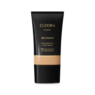 Eudora Glam Base Líquida Skin Control Cor 25 30ml em Oferta na Shopee
