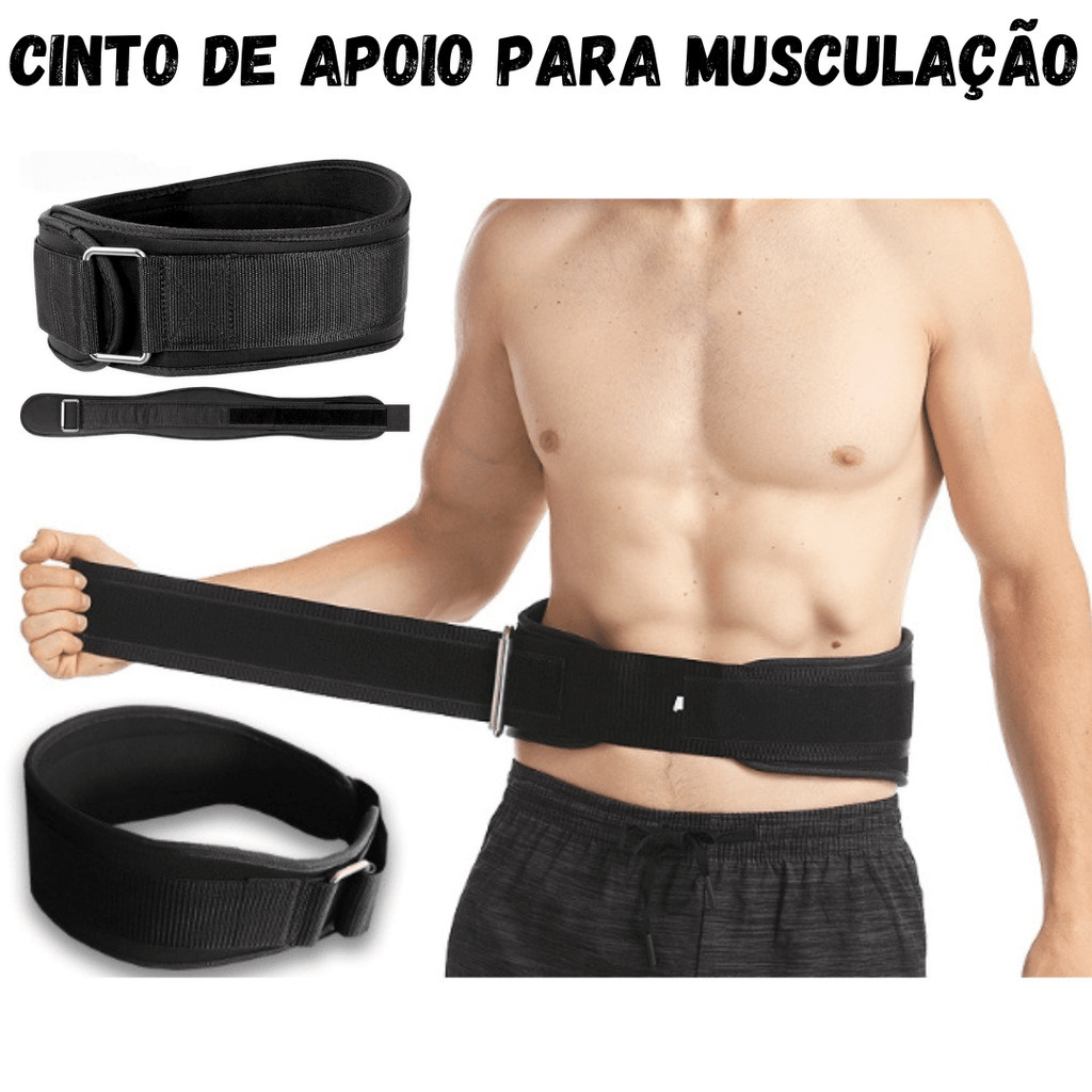 Cinturão de apoio para musculação academia agachamento cinto de ...