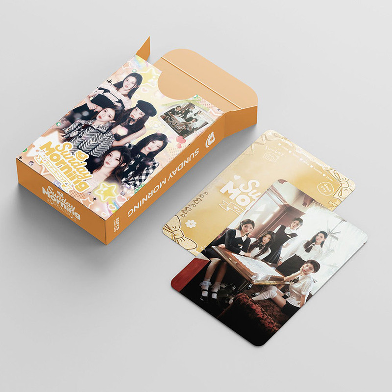 55pcs/box ILLIT Photocards Sunday Morning Álbum KPOP LOMO Cartão