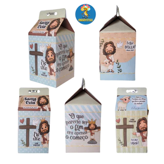 Kit 40 Caixinhas / Lembrancinhas para Festa - Páscoa Jesus em Oferta na Shopee